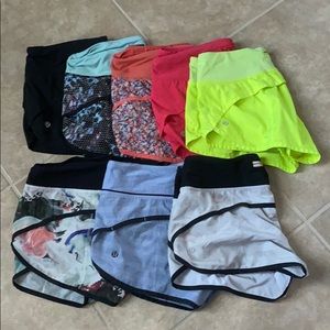 Lululemon run speed shorts sz 6